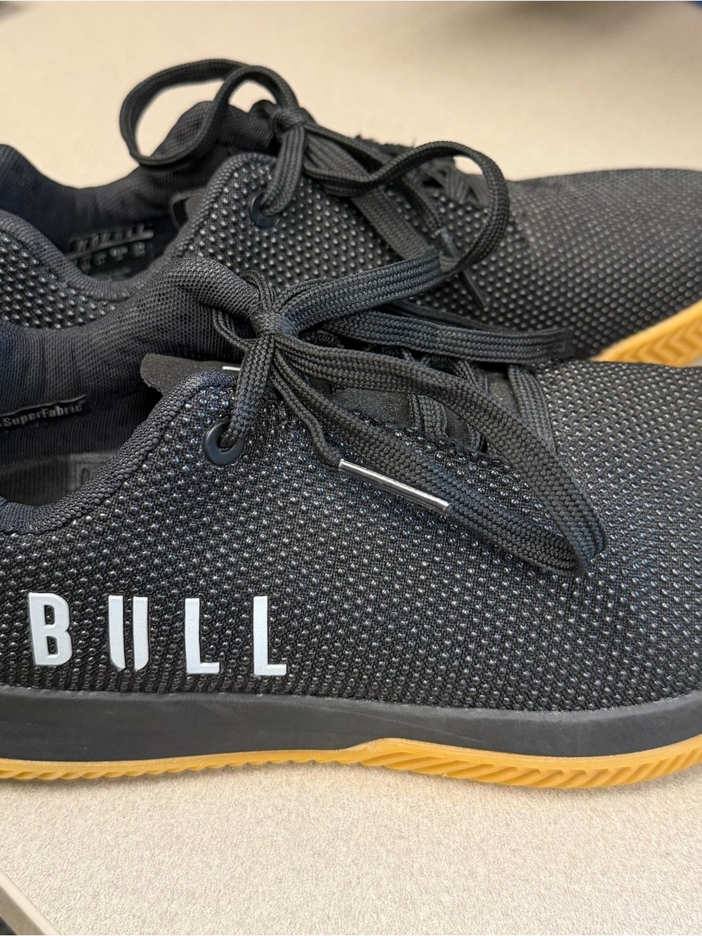 NOBULL Black Knit Trainer with Gum Sole